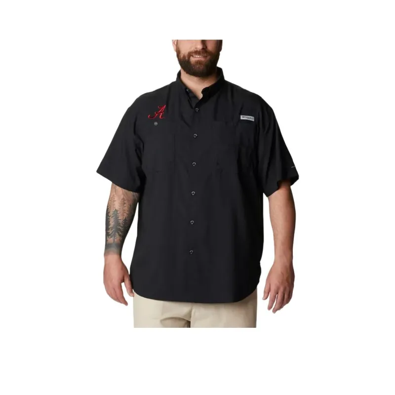 Columbia PFG Tamiami Men's Collegiate Shirt Men's Black-0