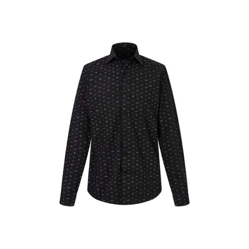Paul & Shark Yachting Shirt Men's Black-0