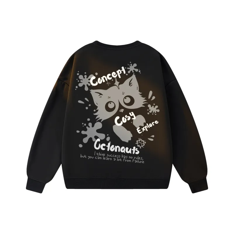 Small Columns Under The Sea Sweatshirt Unisex-6