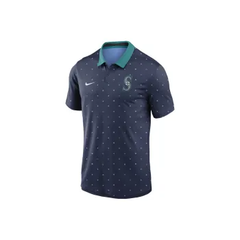 Nike MLB Collaboration Seattle Mariners Polo Shirt Seattle Sounders FC Men's Marine Blue