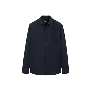 Massimo Dutti Shirt Men's Sea Blue