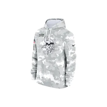 Nike Minnesota Vikings Salute To Service Primary Edge Club Men's Nike Nfl Pullover Hoodie