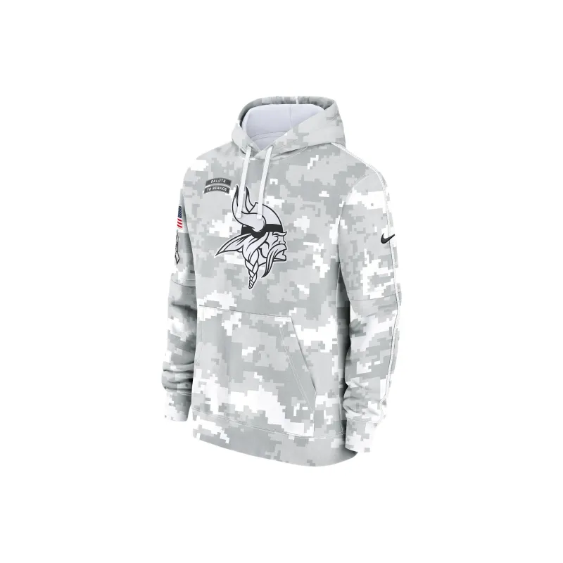Nike Minnesota Vikings Salute To Service Primary Edge Club Men's Nike Nfl Pullover Hoodie-0