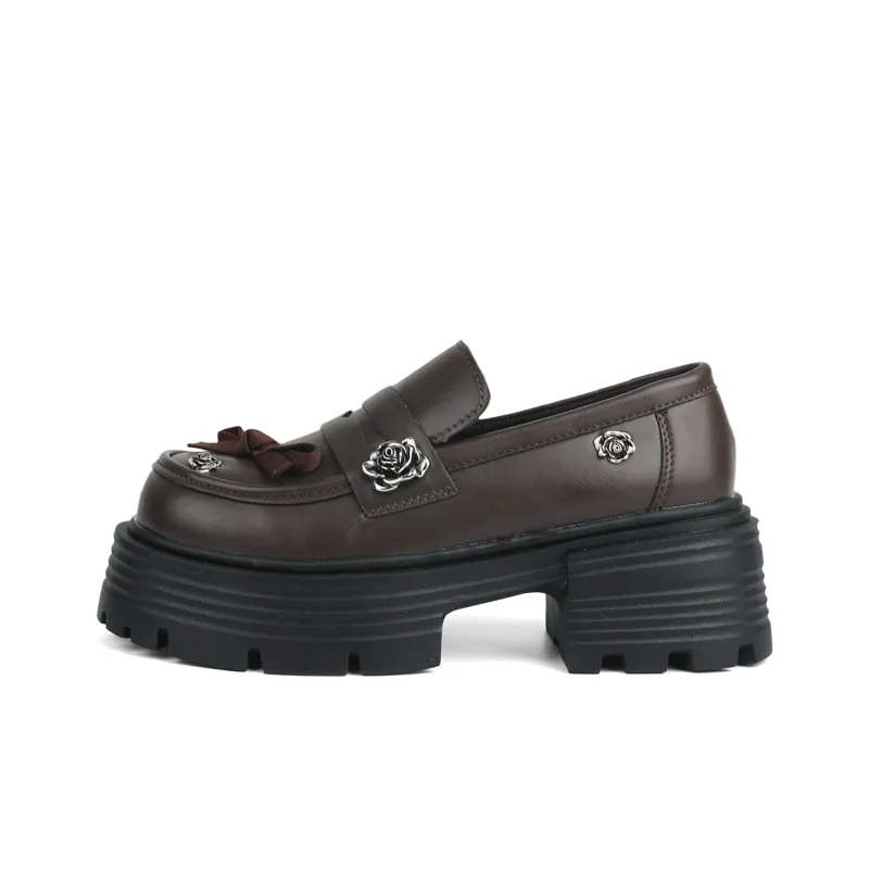 N6N8 Loafers Chunky Heel Women's-7
