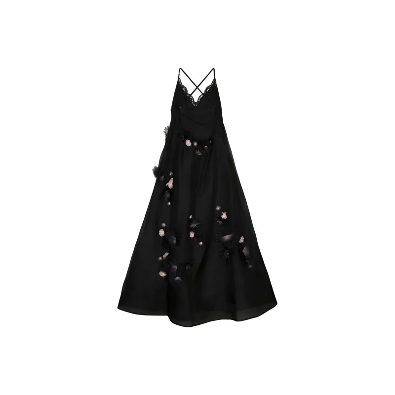 Zimmermann SS24 Slip Dresses Women's Black-1