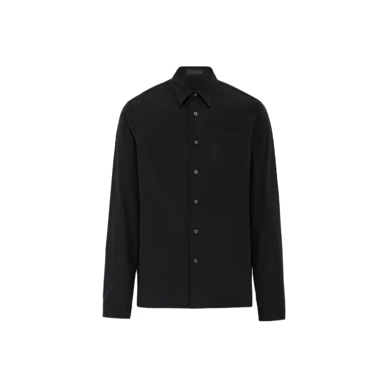 PRADA Shirts Men Black-0