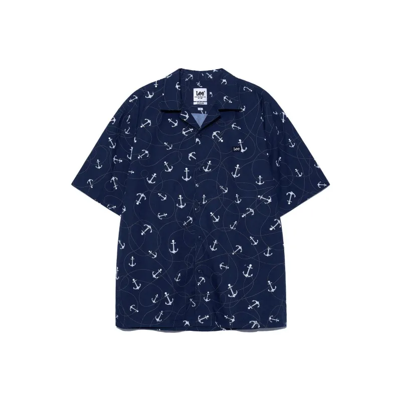 Lee Shirts Men Marine Blue-0