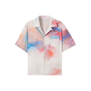 John Elliott Birds Eye Camp Shirt