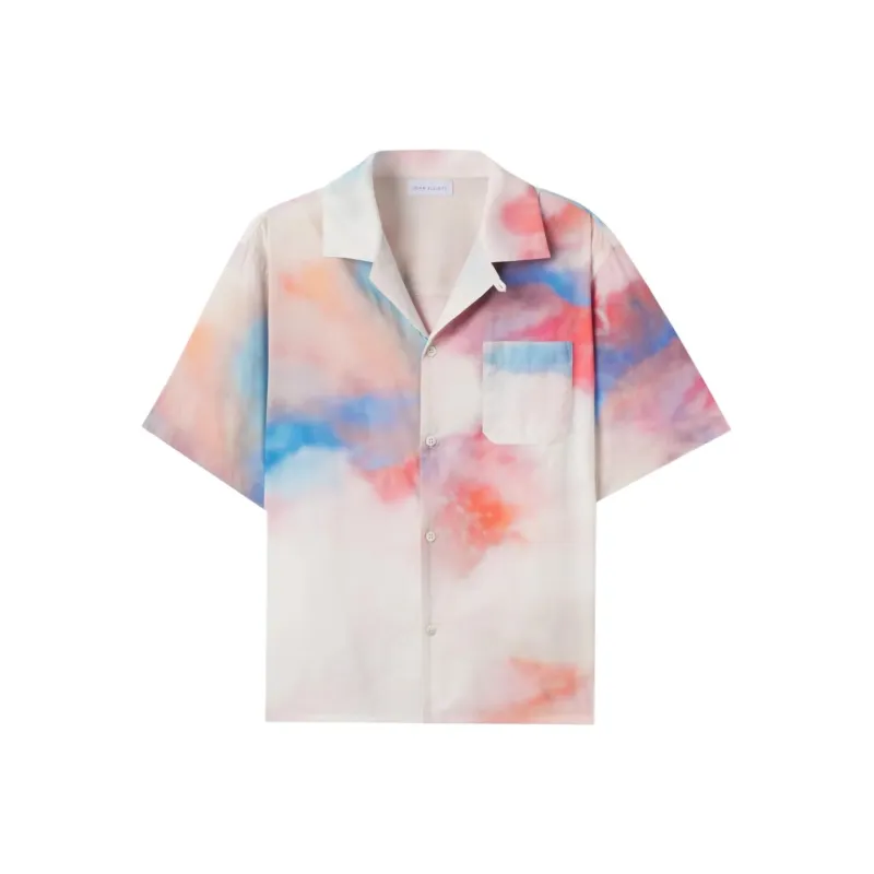 John Elliott Birds Eye Camp Shirt-0