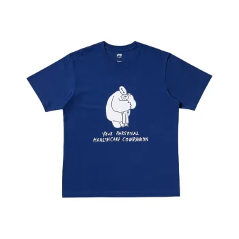 UNIQLO Yu Nagaba Collaboration T Shirts Unisex Dark Blue