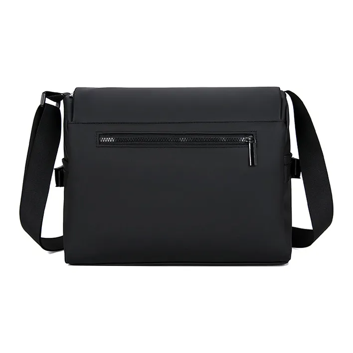 Fillove Membrana Dermalis Messenger Bag, Crossbody Bag Men's Black-3
