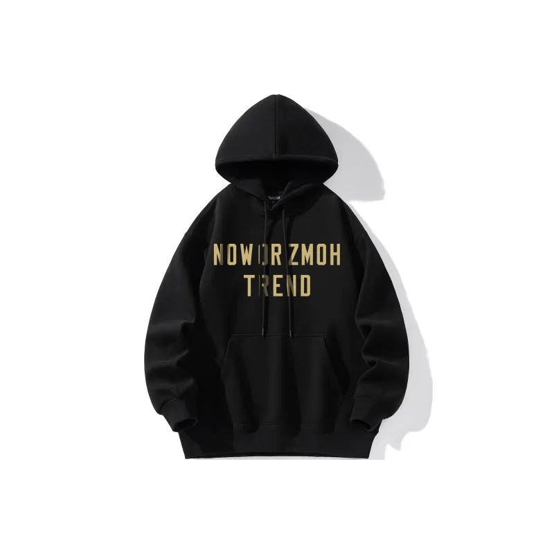 ZMOH Fleece Lined Hoodie Unisex Couple's-0