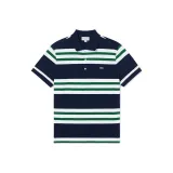 291/Navy Cyan & White & Green Multicolor