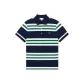 291/Navy Blue & White & Green Multicolor