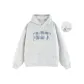 White Gray (Blue Checkered Pattern) Fleece-Lined