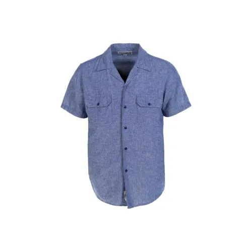 Schott N.Y.C. 블루 남성 셔츠