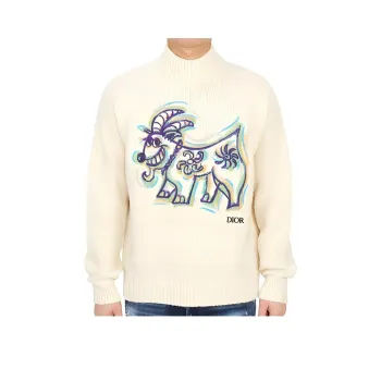 DIOR x Kenny Scharf FW21 Knitwear Men's Beige