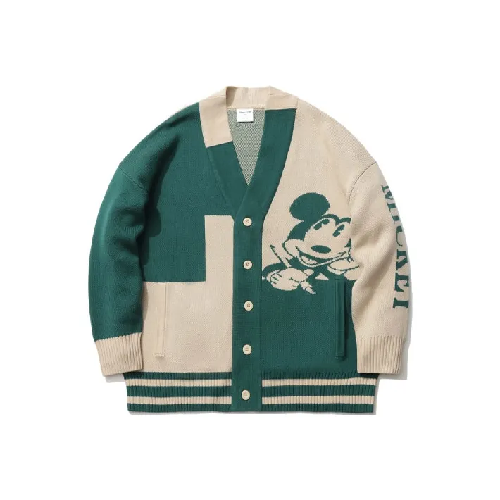 LiNing x Disney Sweater Unisex Blue Spruce Green-0