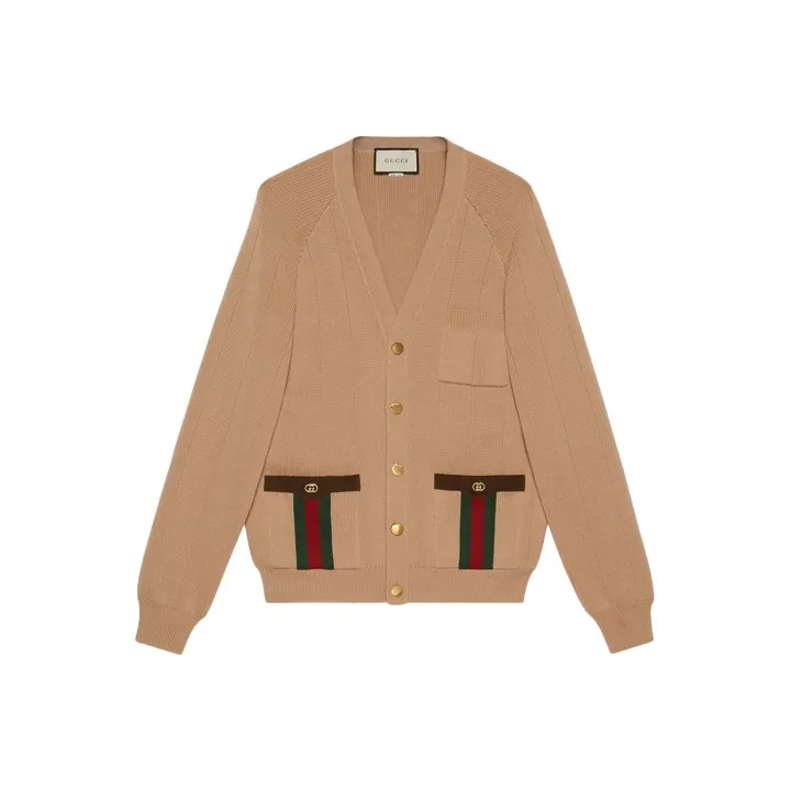 GUCCI Sweaters Men Camel-0