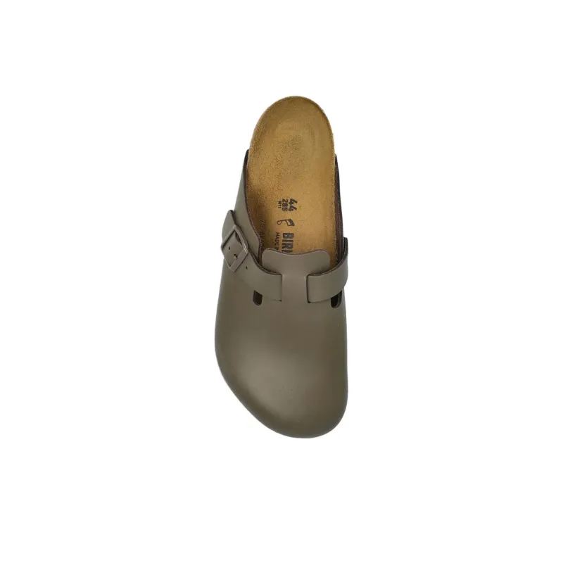Birkenstock Boston Abrasion Resistant Slip Resistant Closed Toe Slippers Unisex Gray Regular Loose Fit-3
