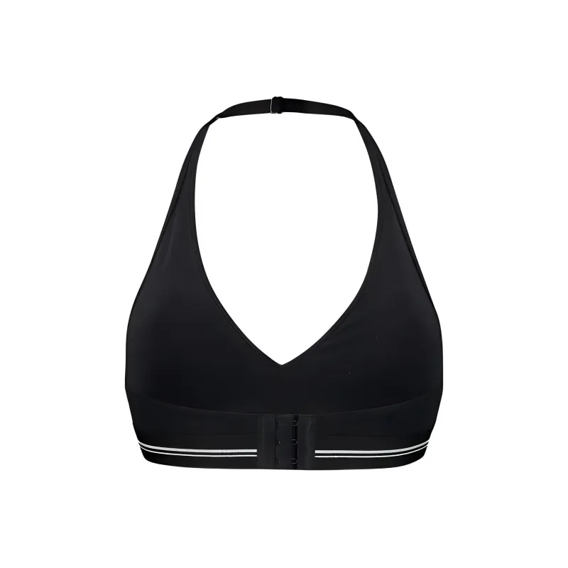 PUMA Women's Padded Halter Top 1 Pack Sports Underwear Women's Black-1