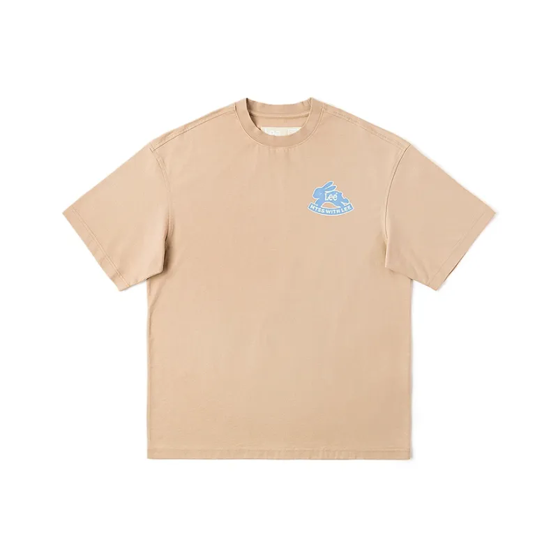 Melting Sadness X Lee T Shirts Unisex Khaki-0
