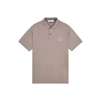 STONE ISLAND Polo Shirt Men's Light Brown