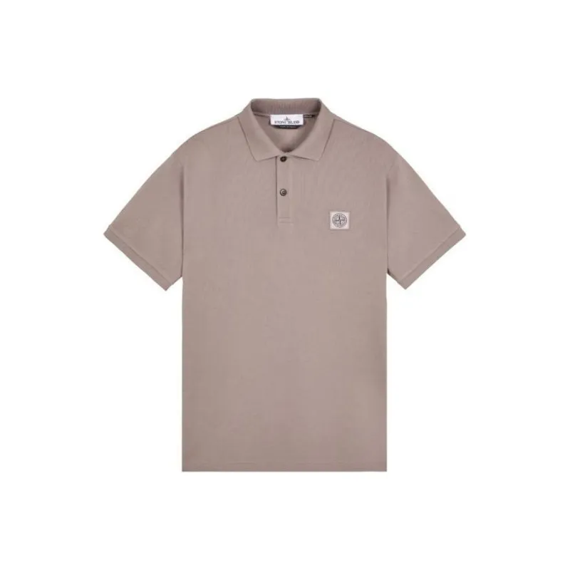 STONE ISLAND Polo Shirt Men's Light Brown-0