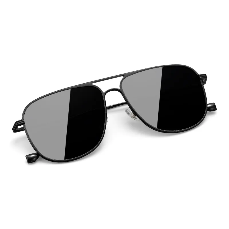 SUYAN Pure Titanium Aviator Sunglasses Men's-0