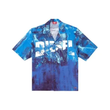 DIESEL Charles D Pop Printed Beach Shirt