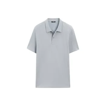 Massimo Dutti Polo Shirt Men's Sky Blue