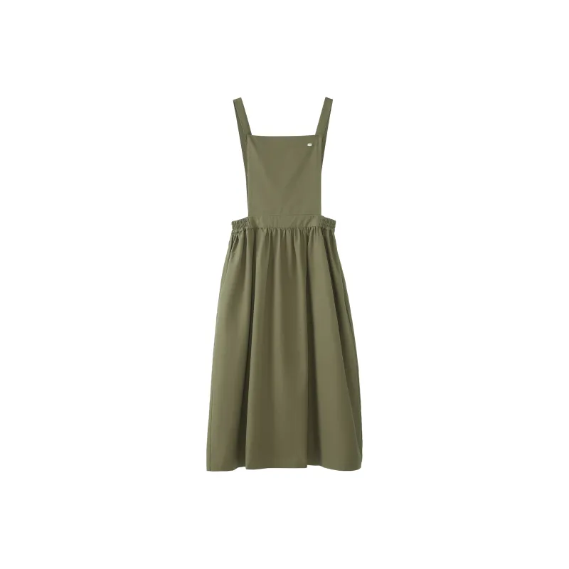 Fstudio Sleeveless Dress Women's Army Green-1