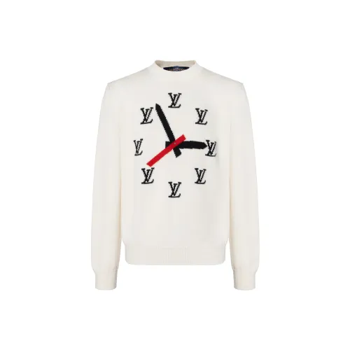 LOUIS VUITTON Intarsia Clock Sweater