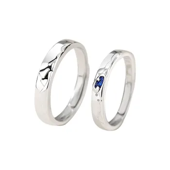 Zocai S999 Fine Silver Rings Unisex