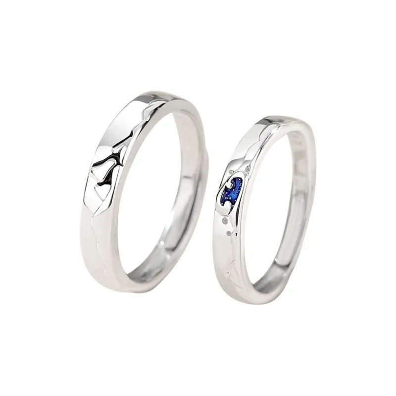 Zocai S999 Fine Silver Rings Unisex-0