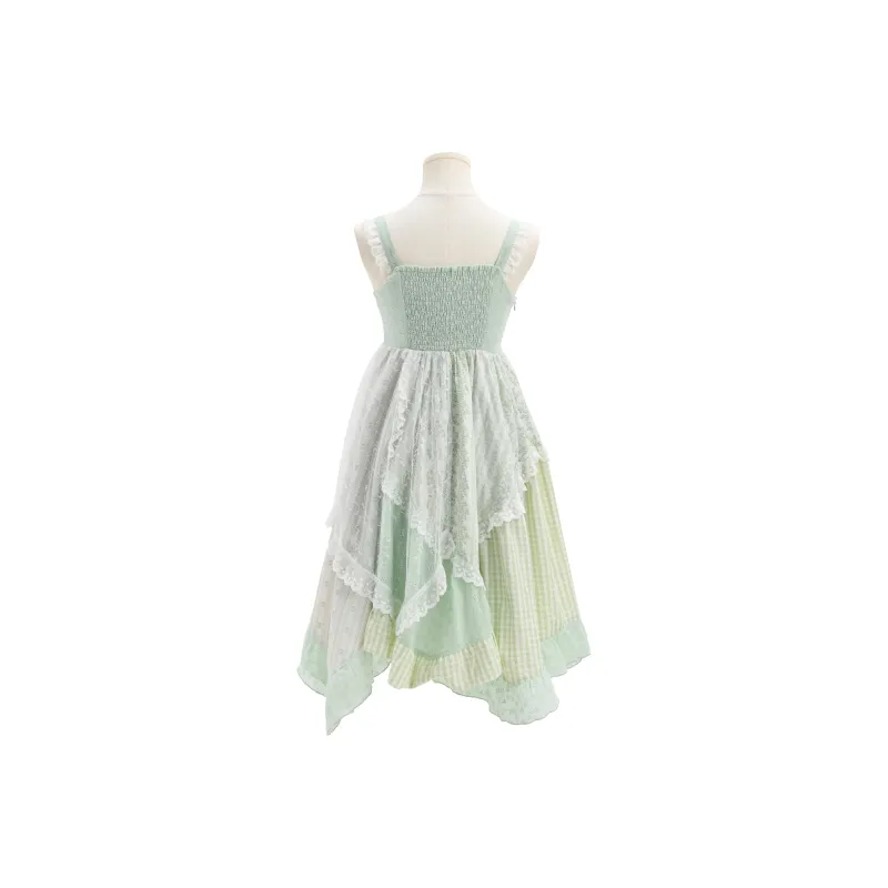 SNBL Slip Dresses Women's Green-1