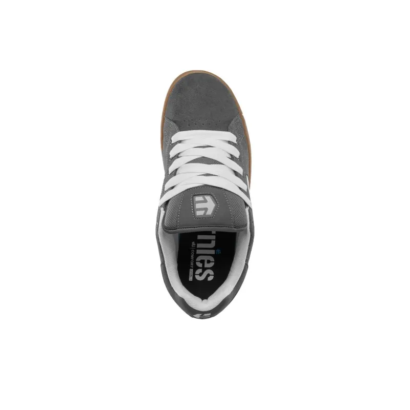 ETNIES Abrasion Resistant Slip Resistant Low Top Skateboard Shoes Unisex Gray-2
