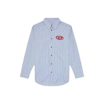 DIESEL S Simply E Striped Long Sleeved Shirt