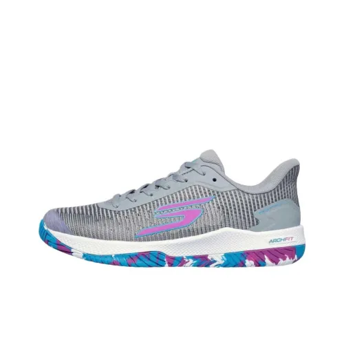 Skechers Viper Court Pro Low Top Training Shoes Women's Gray