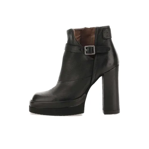 AirStep VIVENT Ankle polo-shirts boots 11.5cm Women's Black
