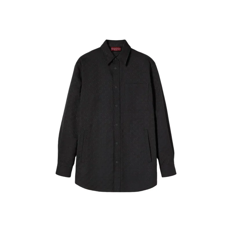 GUCCI Gg Canvas Shirt Shirt Men's Black-0