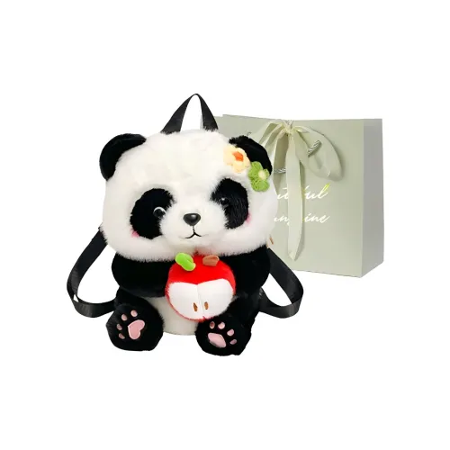 JIANGLIDA Plush Backpack Women's Multicolor