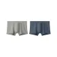 [Antibacterial Breathable-2 Pack]Light Gray+Light Blue