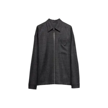 PRADA SS24 Shirt Men's Charcoal Gray