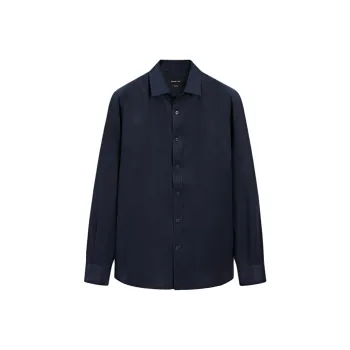 Massimo Dutti Shirt Men's Sea Blue