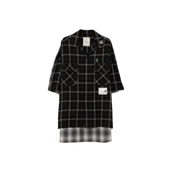 Maison Mihara Yasuhiro Double Layered Check Shirt