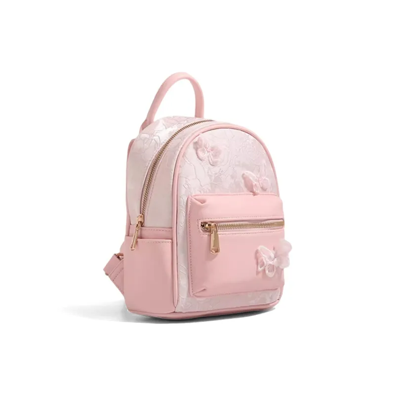 CLEVER& KETCH PU Backpack Regular Women's White/Pink-6