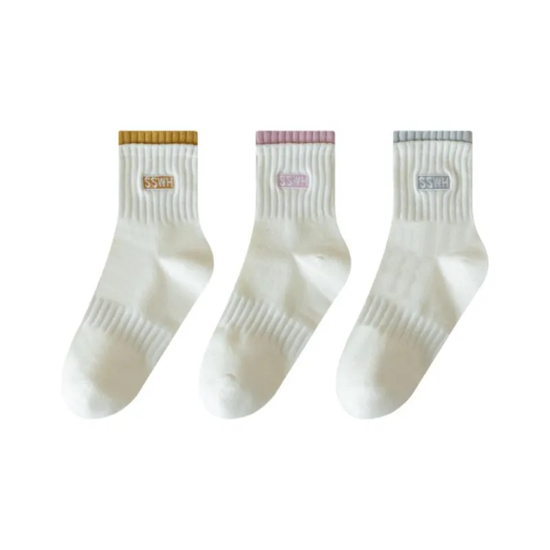 PLANDOO Mid Calf Socks Women's 3 Pack-7