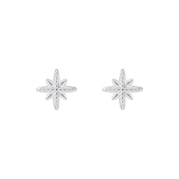 KiNGZiT 999 Fine Silver Stud Earrings Women's