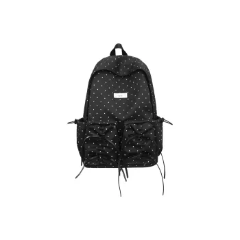 Alcohol Dragon Nylon Backpack Women's Multicolor